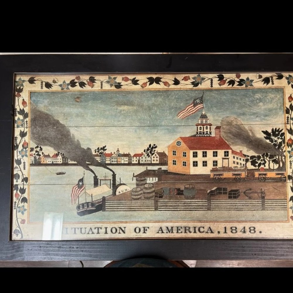 Situation of America, 1848 Vintage